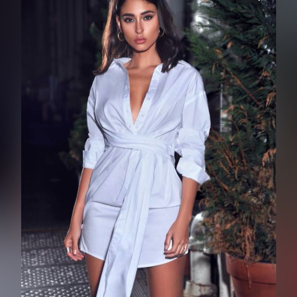 White Shirt Dress